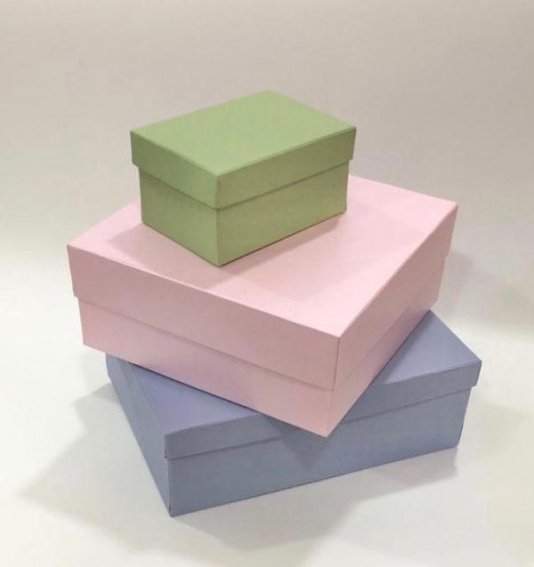 Pastel Coloured Boxes